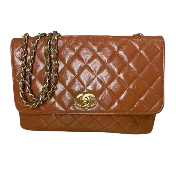 Chanel flap 24K gold Plated - Picture 2 of 11